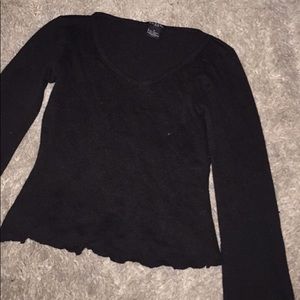 Guess long sleeve crop top